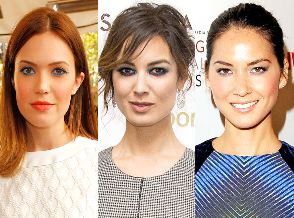 Mandy Moore Lines Lids In Bright Colors E Online Ca